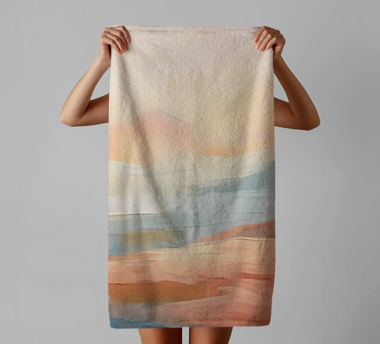 Abstract landscape towel by Imagine