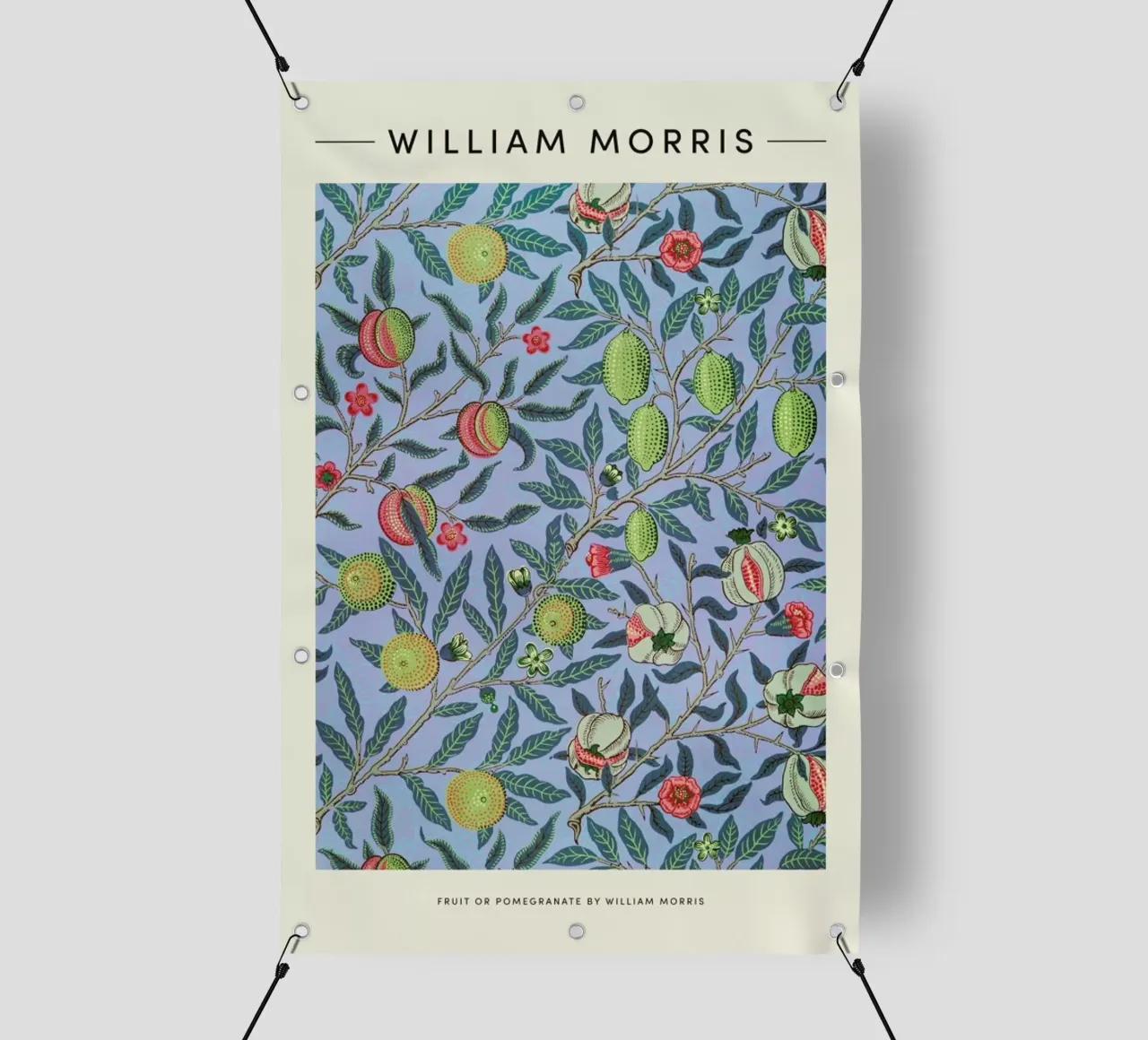William Morris - Fruit Or Pomegranate telo in pvc da Vintage by JUNIQE