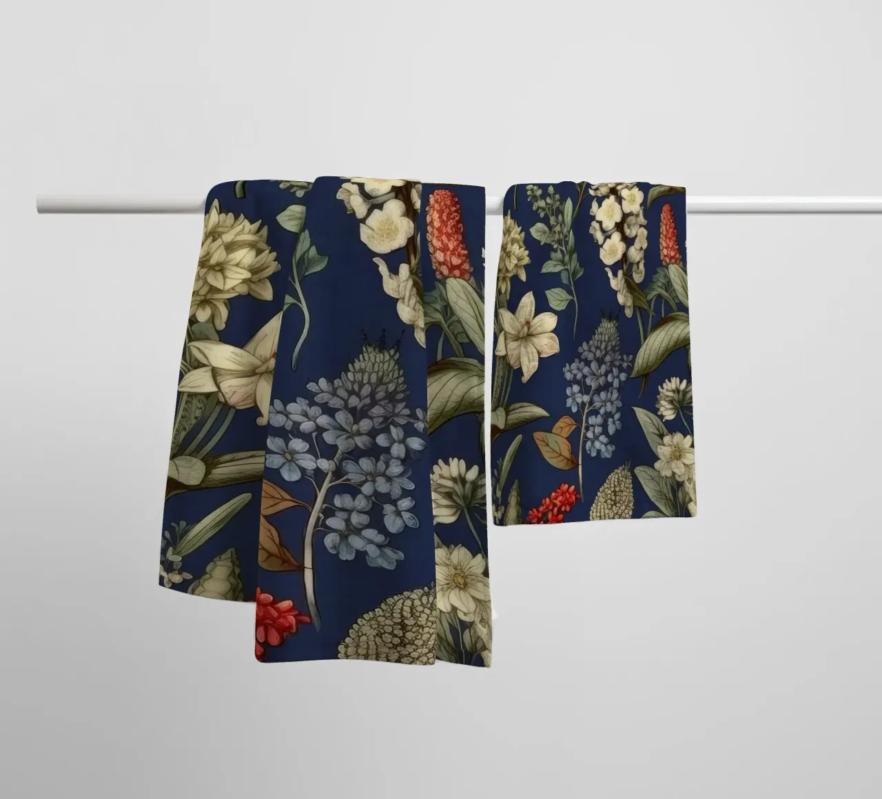 Timeless Botanicals towel by Botanical Pattern House