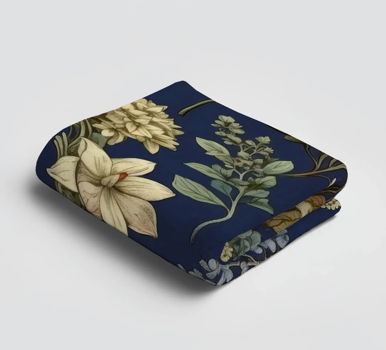 Timeless Botanicals towel by Botanical Pattern House