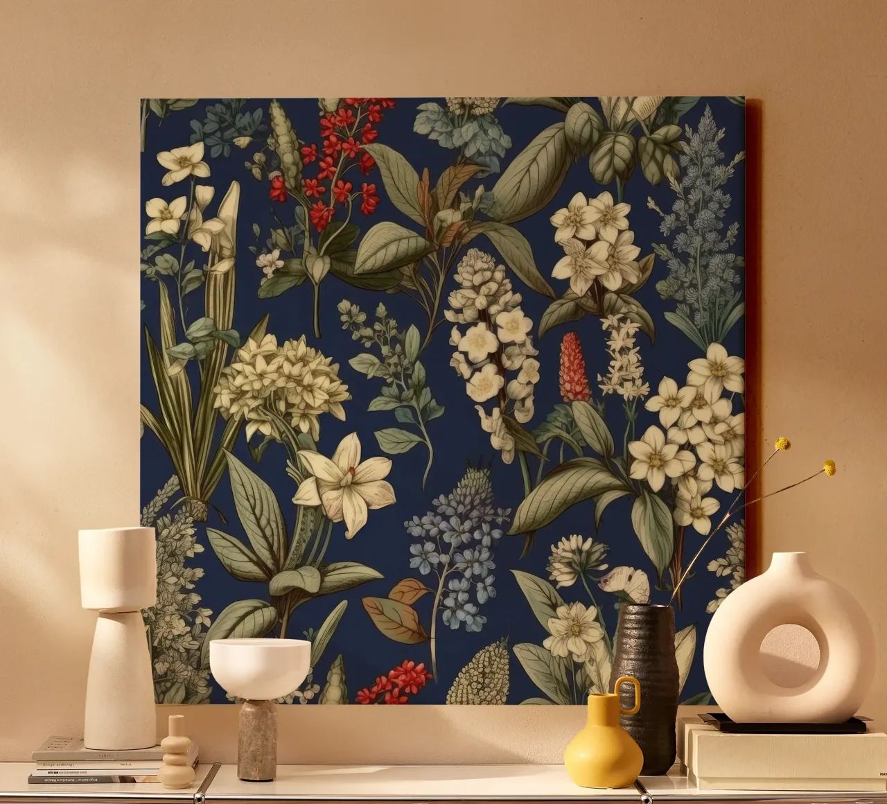 Timeless Botanicals canvas by Botanical Pattern House