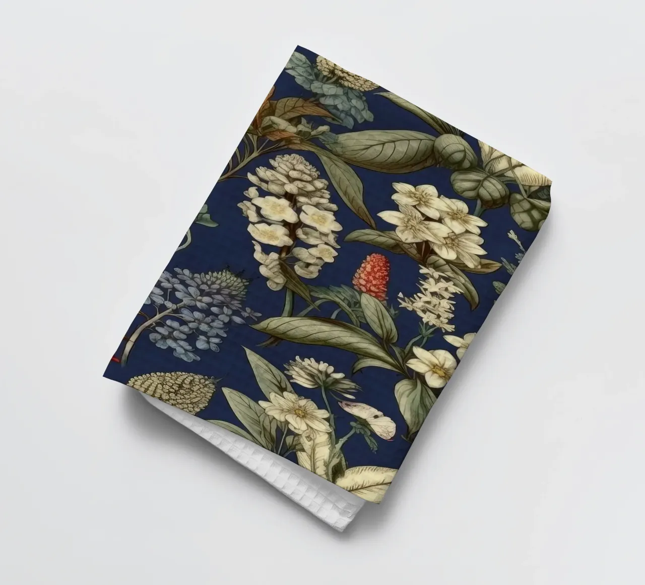 Timeless Botanicals tea towel by Botanical Pattern House