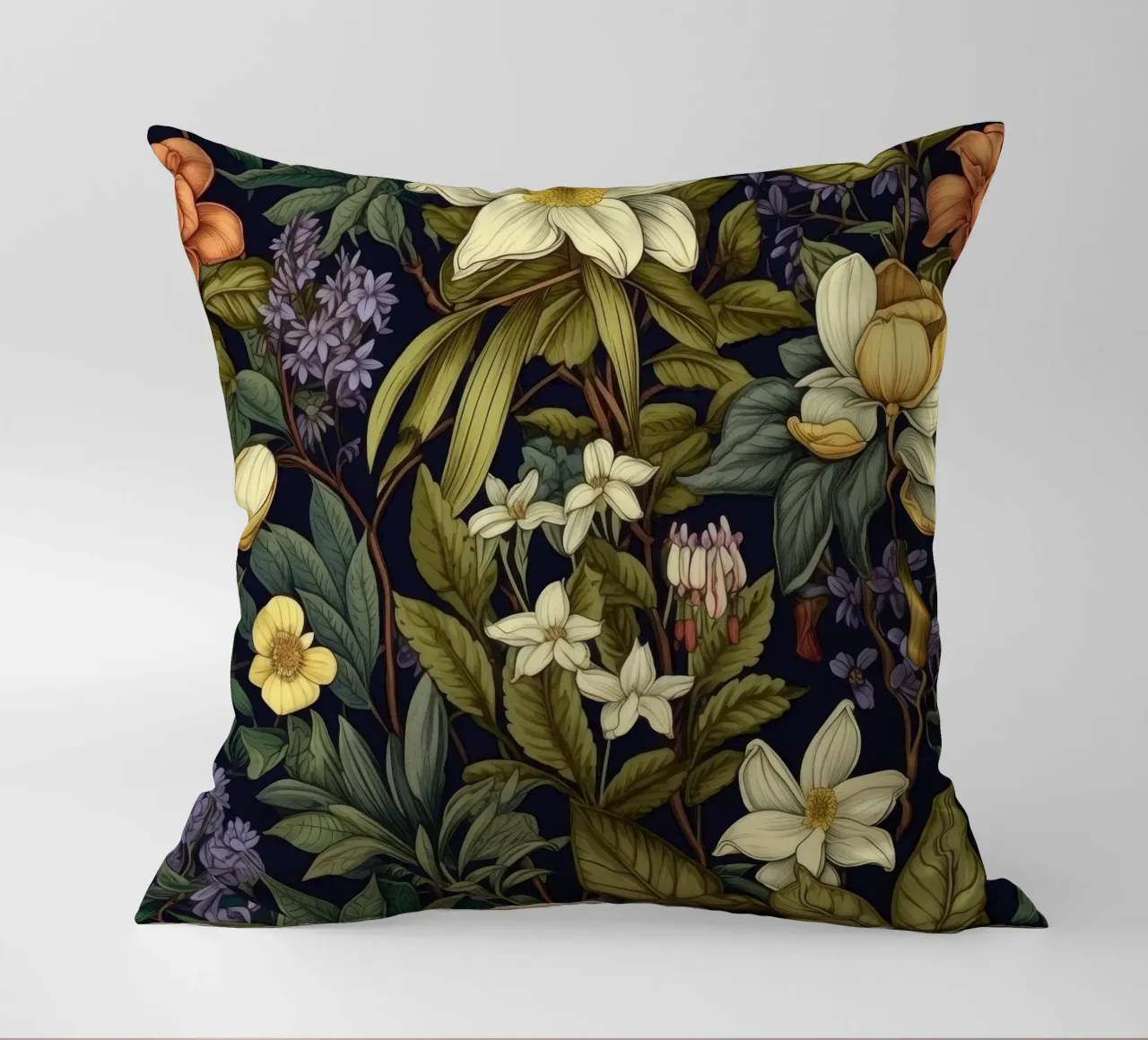 Timeless Botanicals decorative cushion by Botanical Pattern House