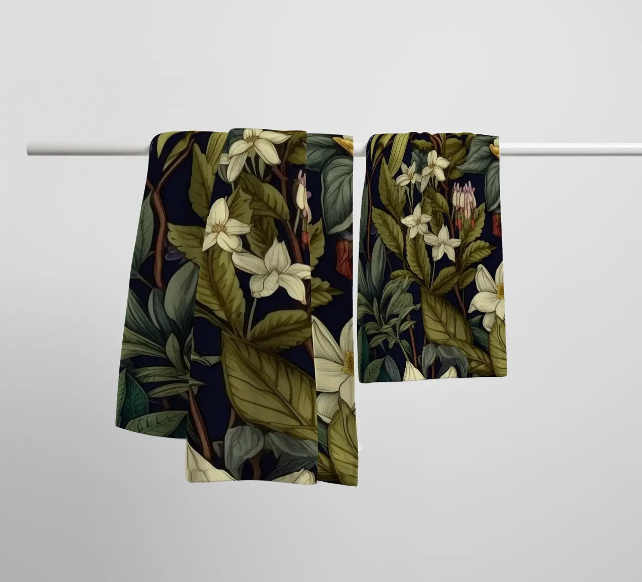 Timeless Botanicals towel by Botanical Pattern House