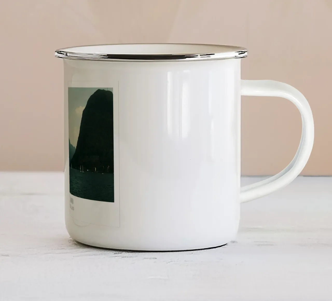Lugano: Switzerland tazza in smalto da FujiFrames