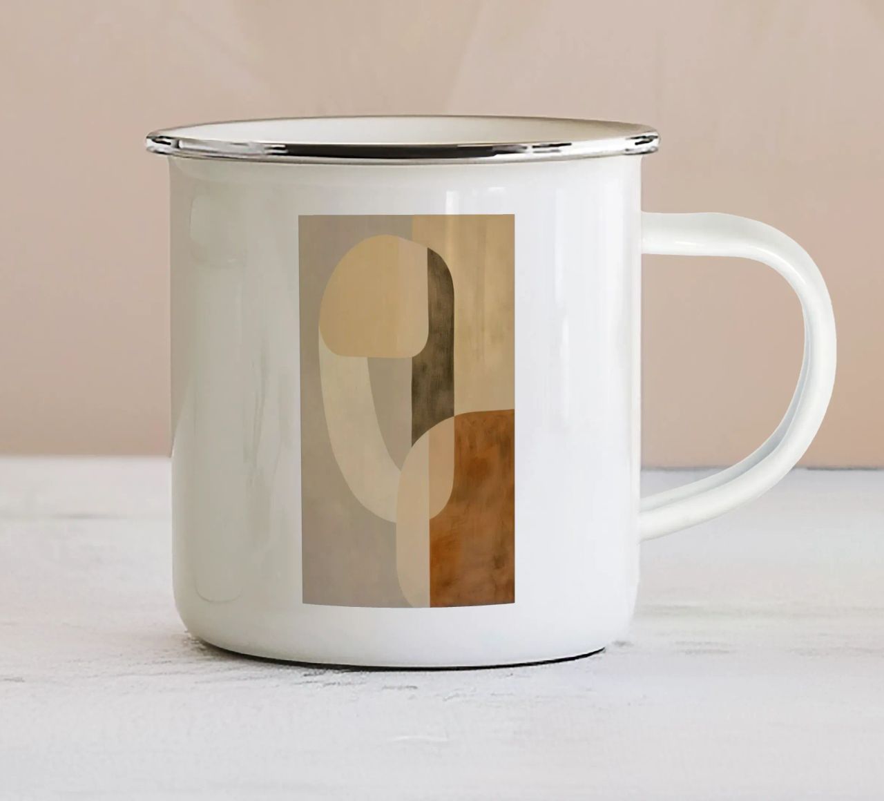 Astratto bohémien tazza in smalto da Imagine