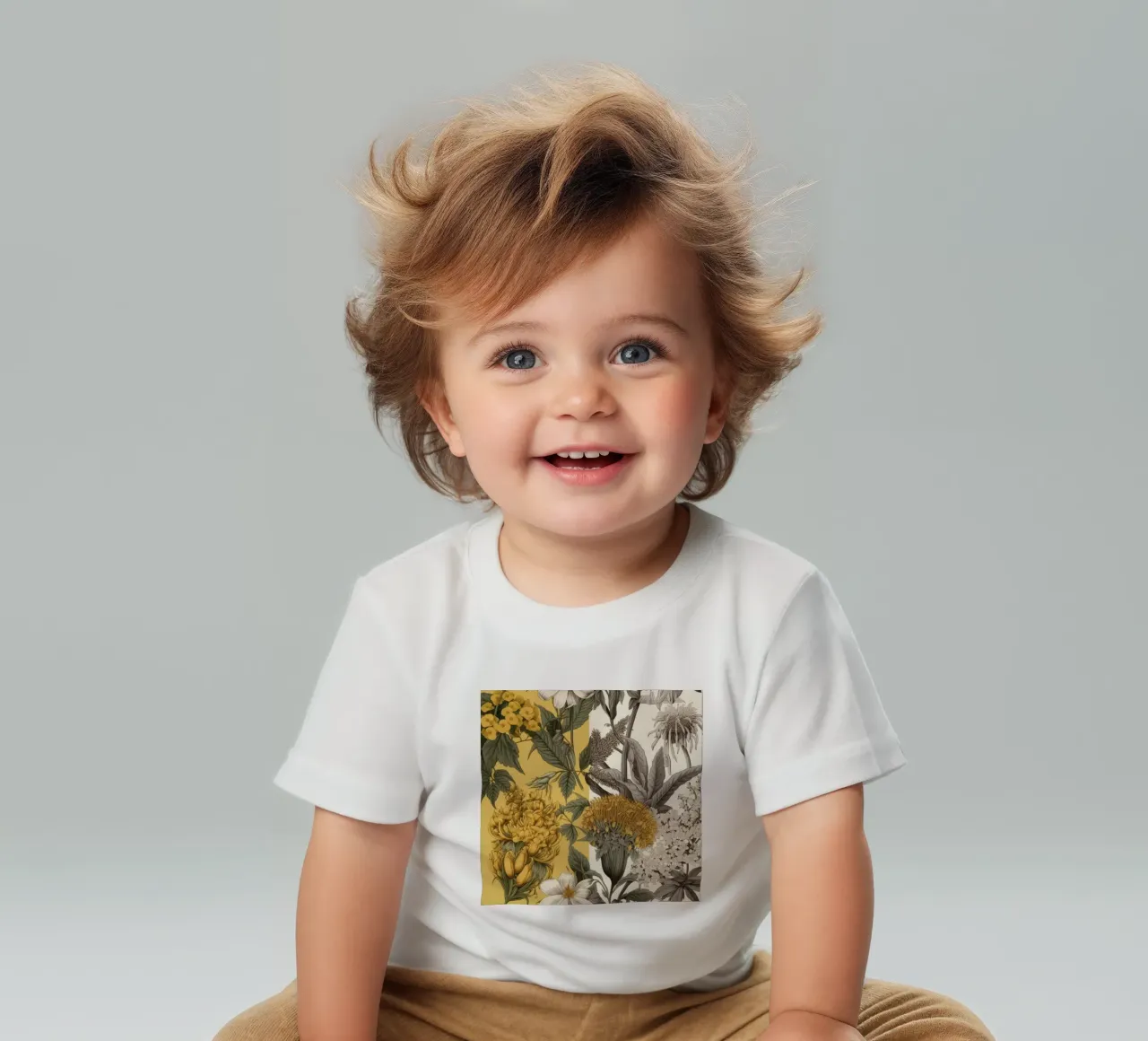 Timeless Botanicals baby t-shirt by Botanical Pattern House