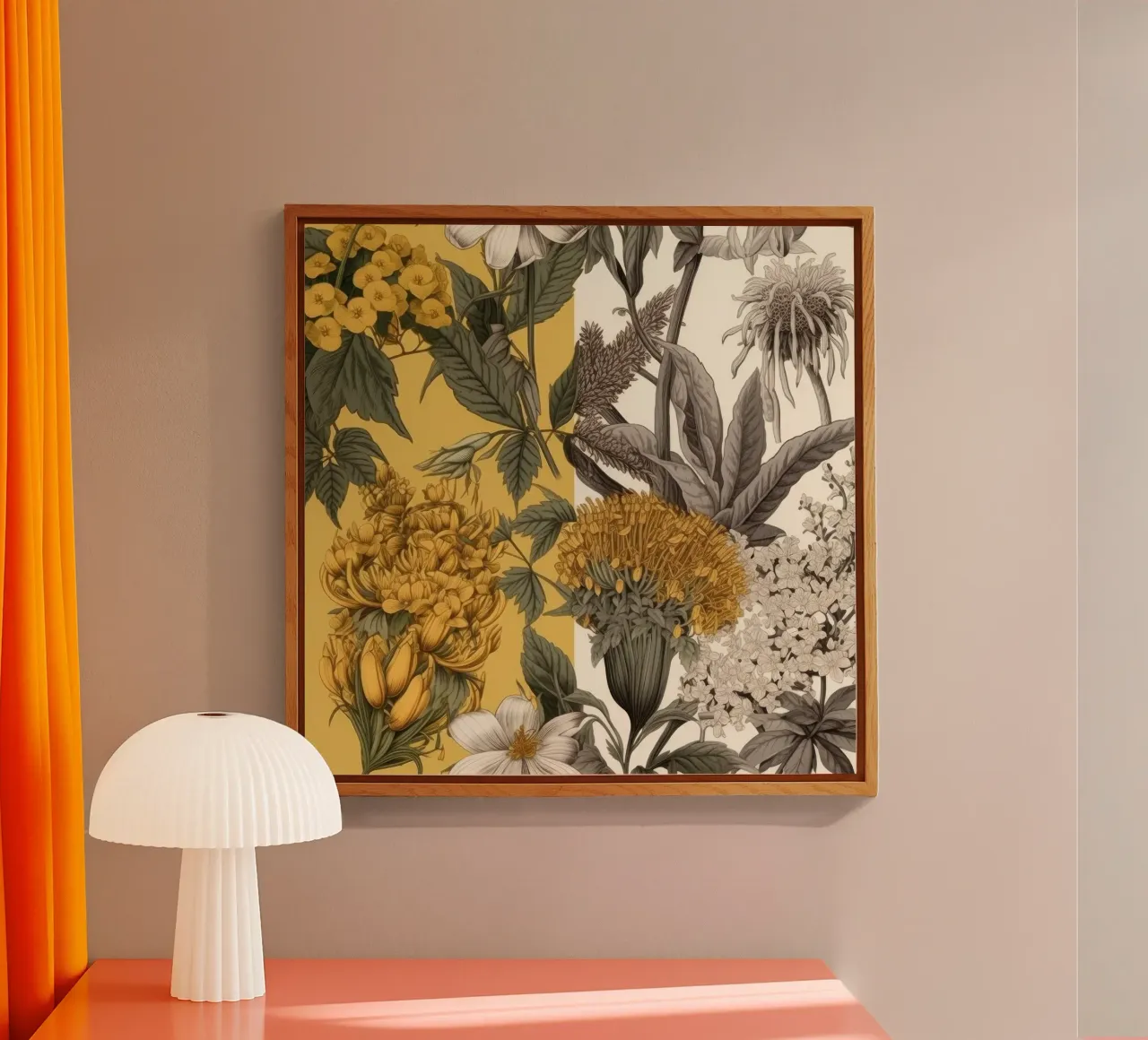 Botanici senza tempo plexiglass da Botanical Pattern House