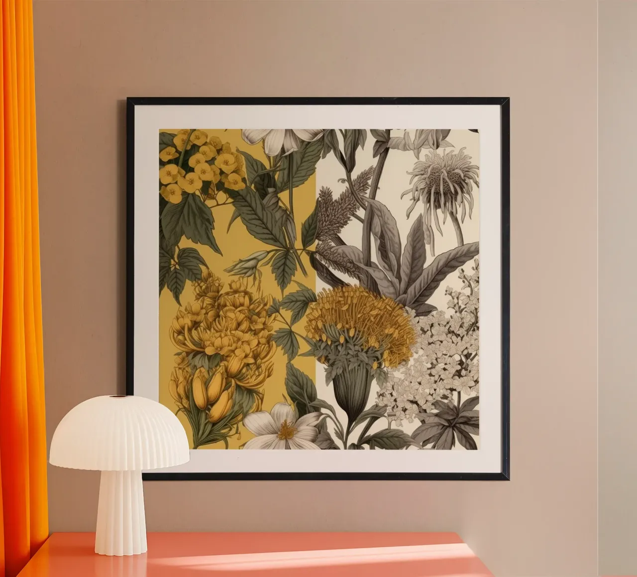 Zeitlose Botanik Poster von Botanical Pattern House