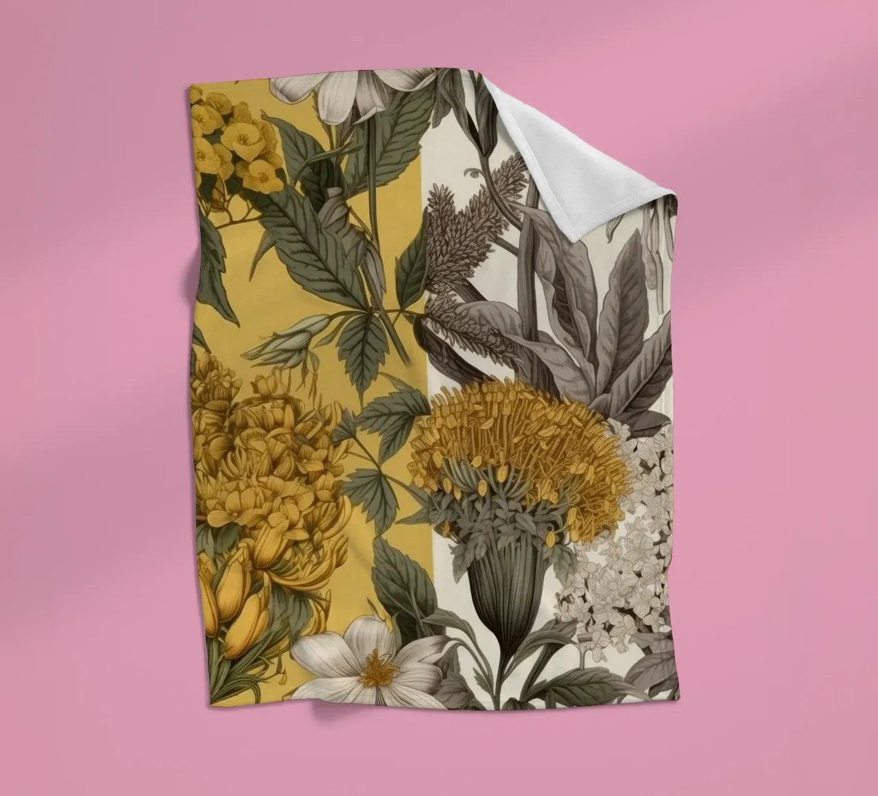 Botanici senza tempo coperta in pile da Botanical Pattern House