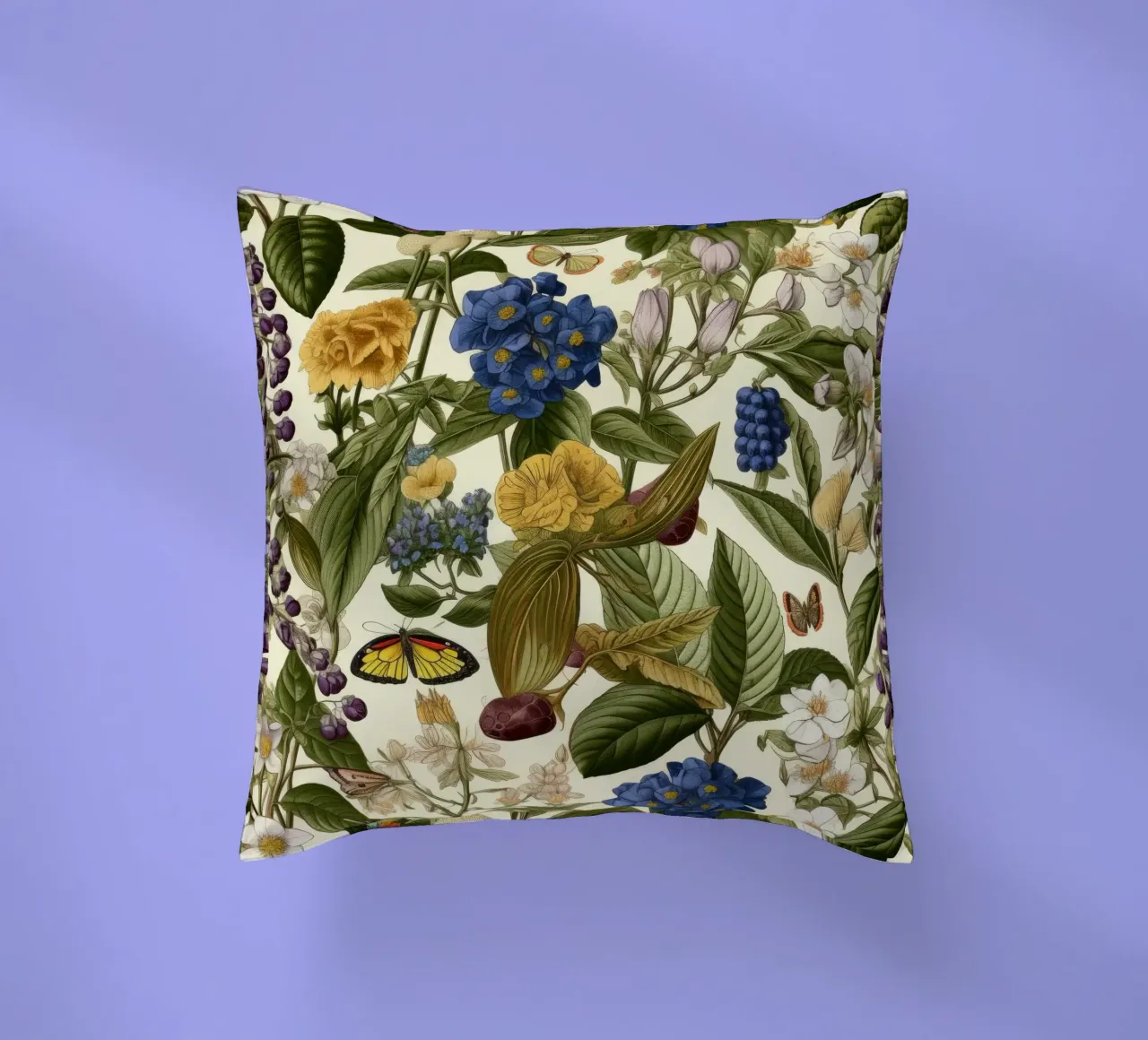 Timeless Botanicals decorative cushion by Botanical Pattern House