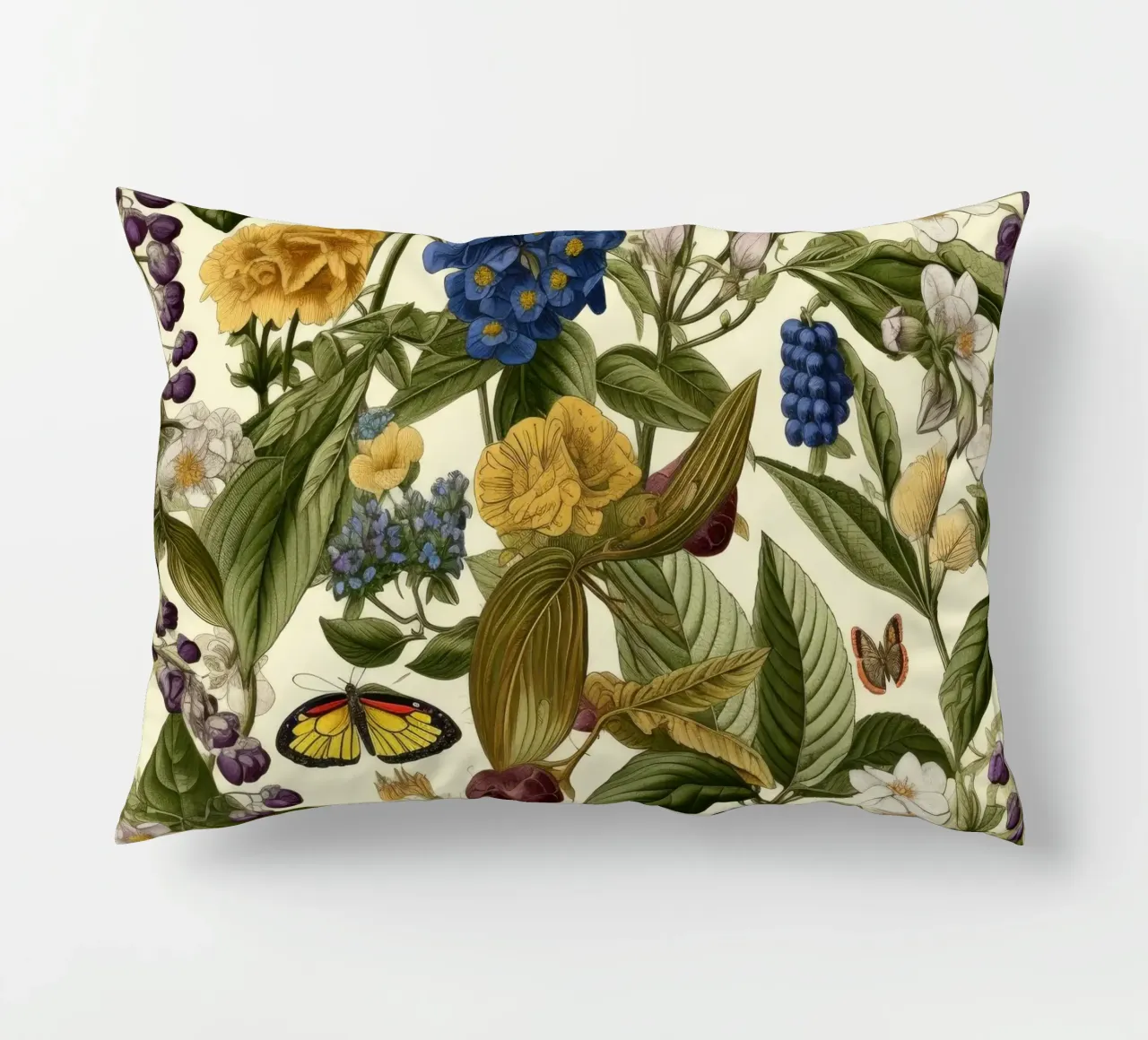 Timeless Botanicals decorative cushion by Botanical Pattern House