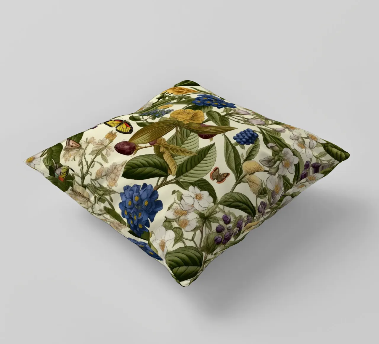 Timeless Botanicals decorative cushion by Botanical Pattern House