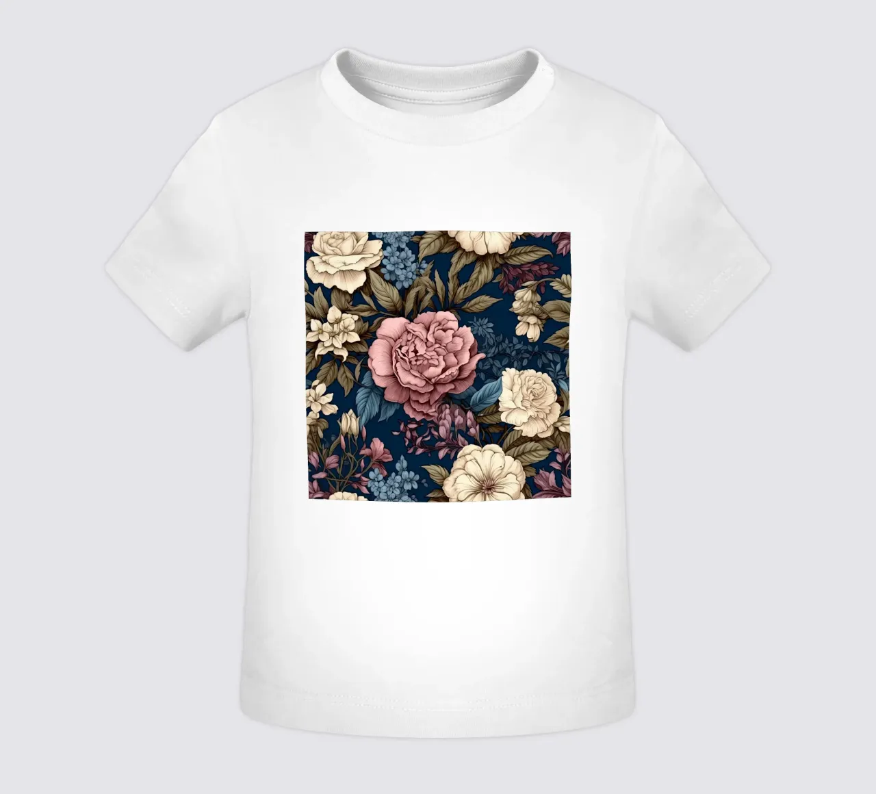 Fiore vittoriano maglietta neonato da Botanical Pattern House