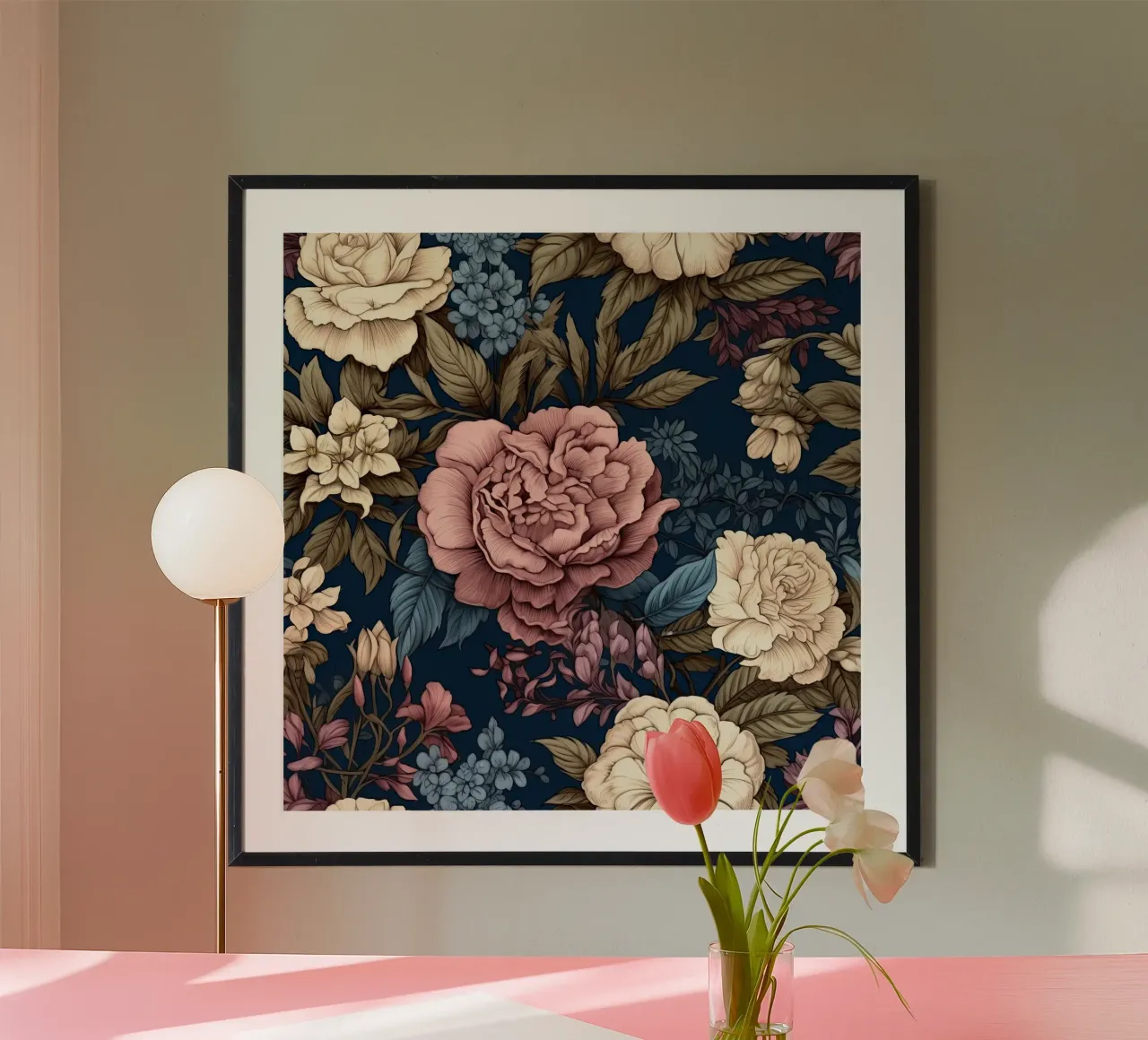 Fiore vittoriano carta hahnemühle da Botanical Pattern House