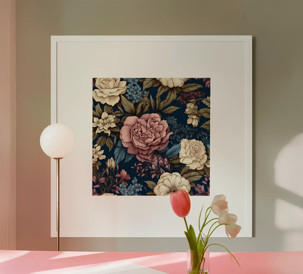 Fiore vittoriano carta hahnemühle da Botanical Pattern House