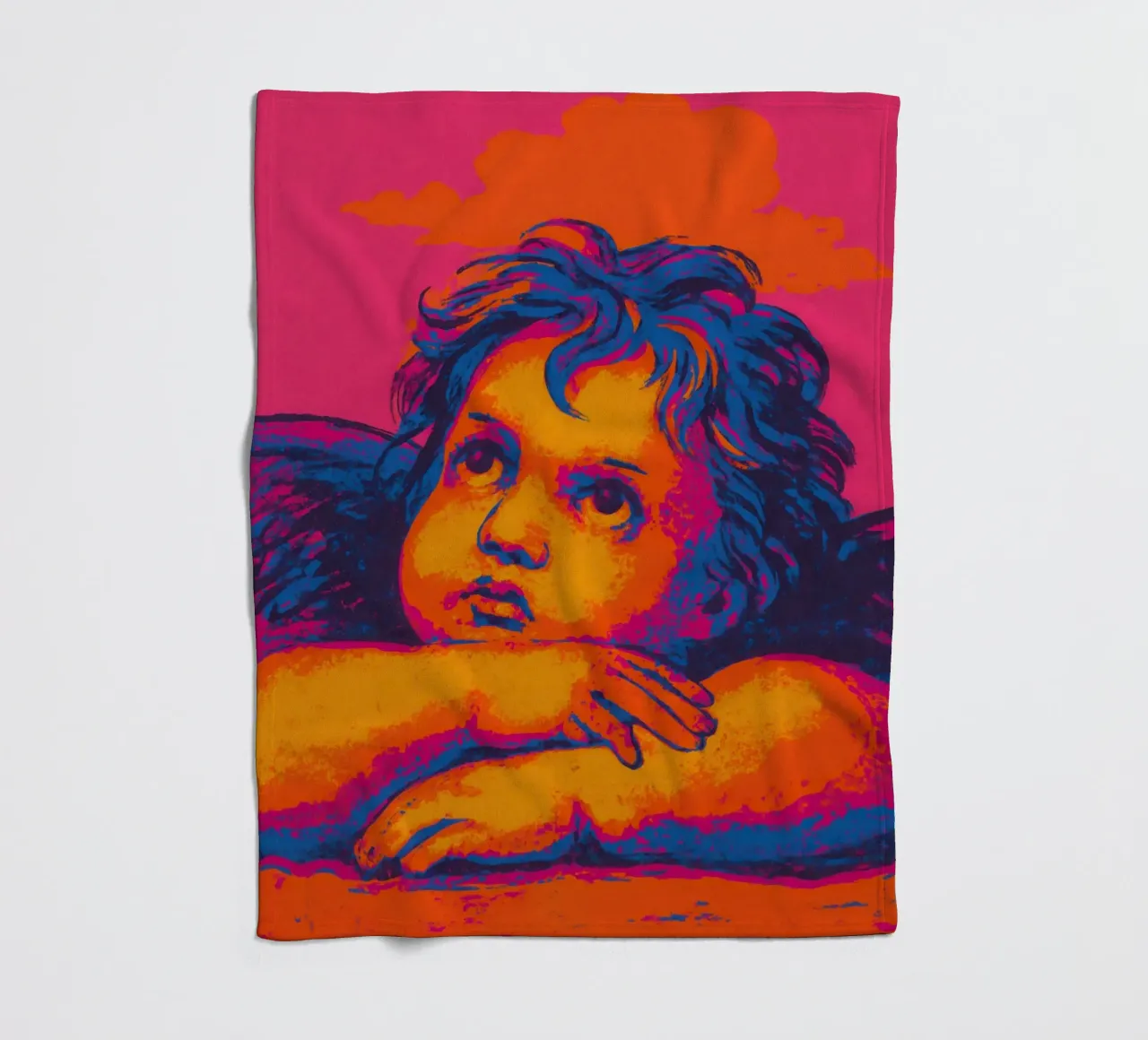 Neon Cherub (Neon Masters Series No 02) Fleecedecke von treechild