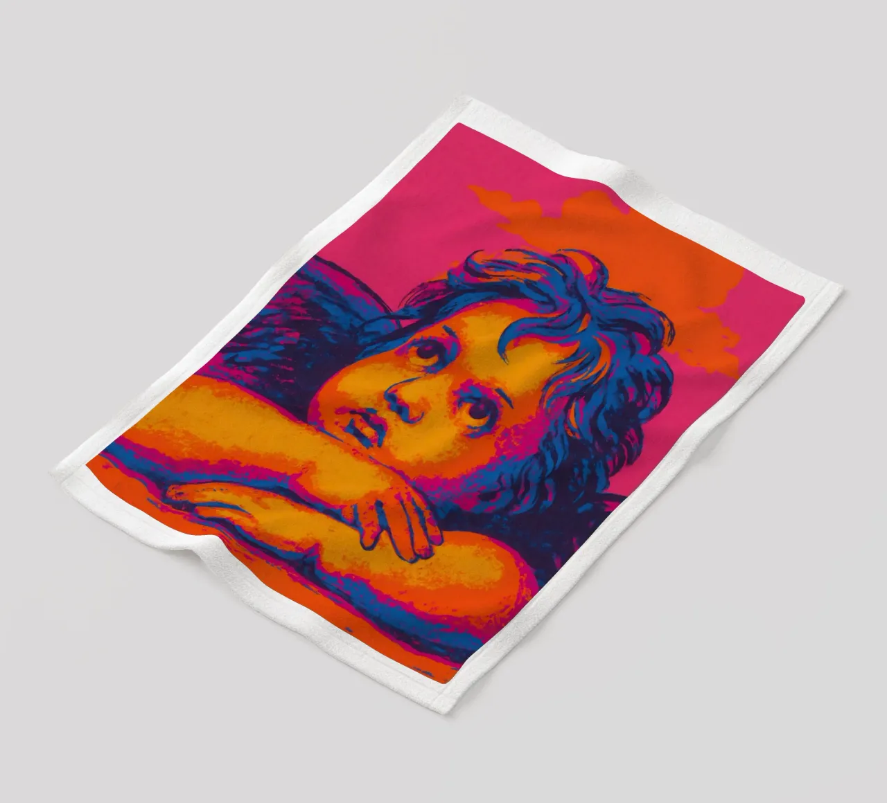 Neon Cherub (Neon Masters Series No 02) Fleecedecke von treechild