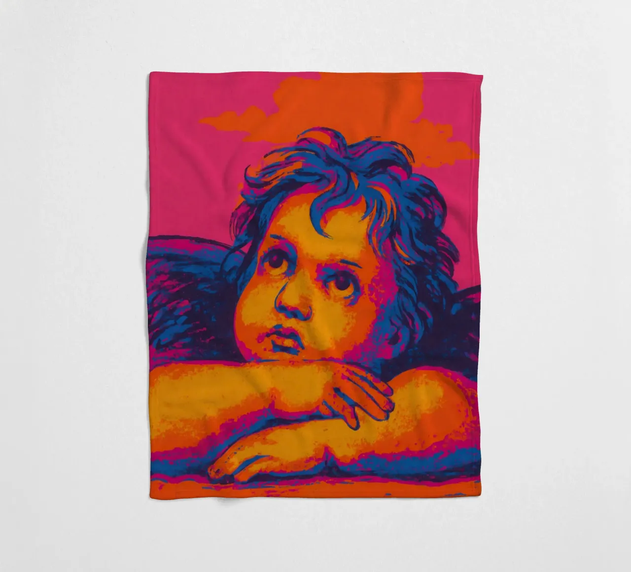 Neon Cherub (Neon Masters Series No 02) Fleecedecke von treechild