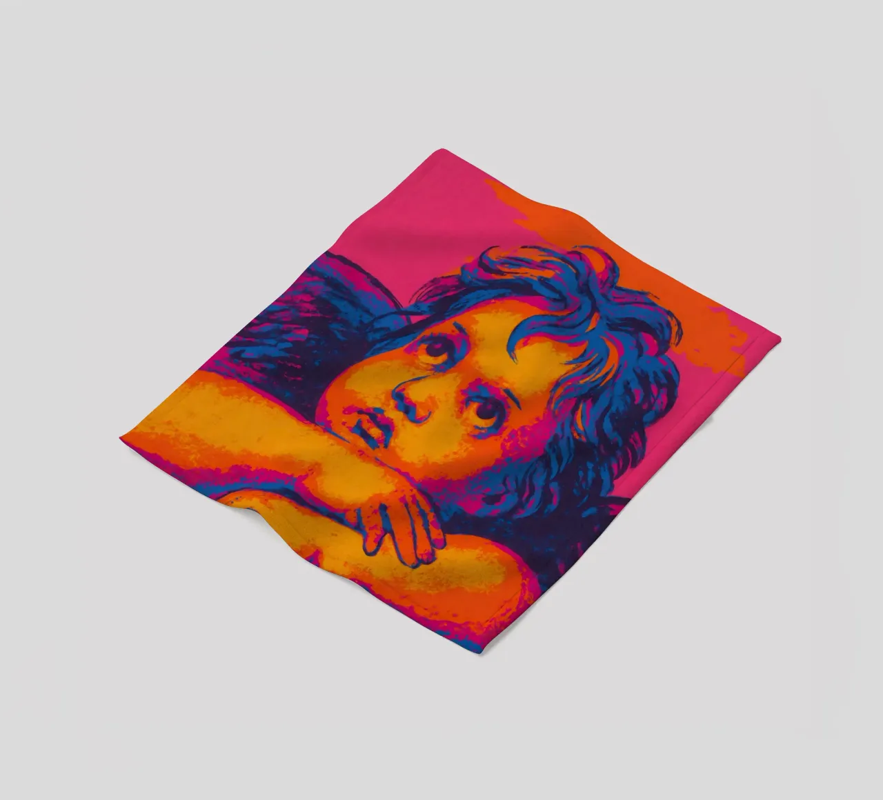 Neon Cherub (Neon Masters Series No 02) Fleecedecke von treechild