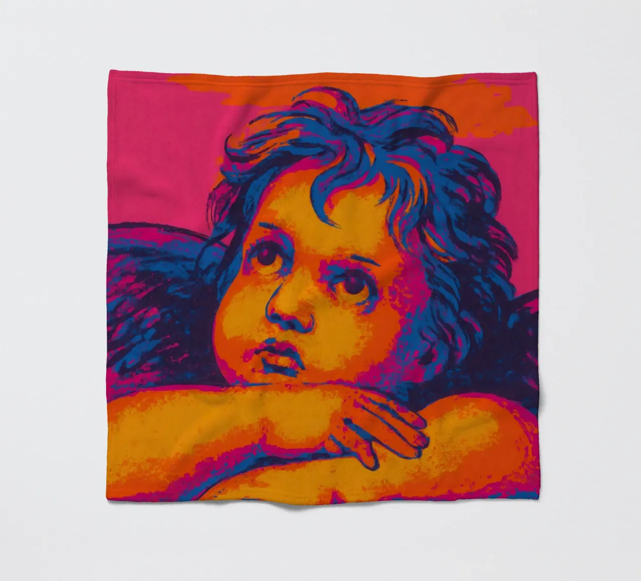 Neon Cherub (Neon Masters Series No 02) Fleecedecke von treechild
