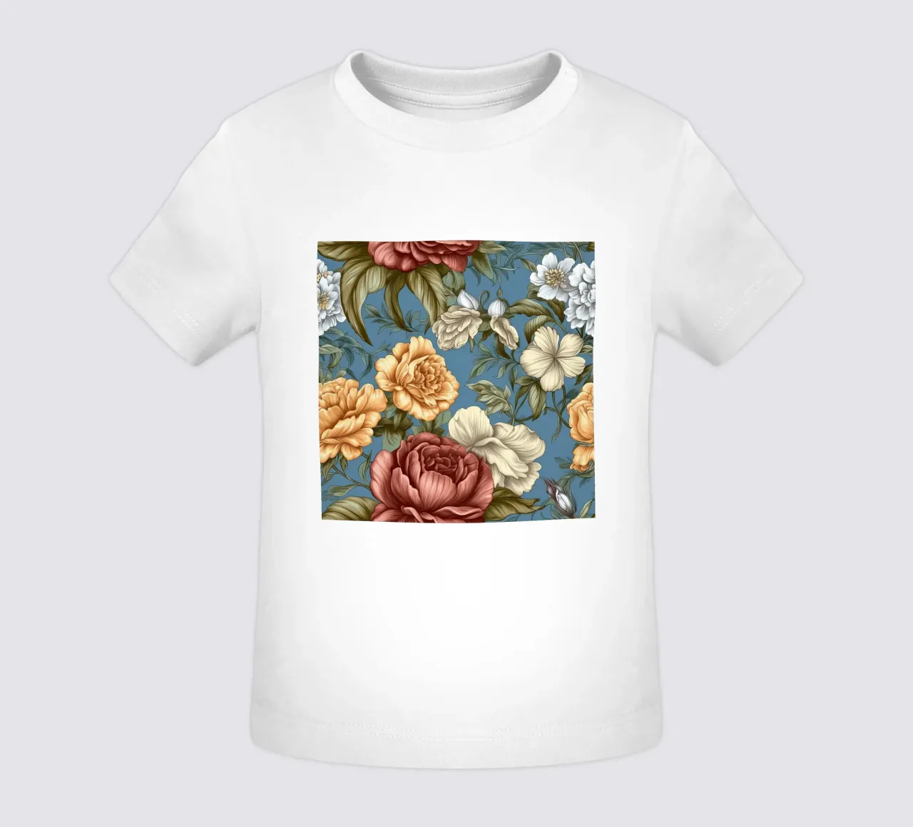 Fiore vittoriano maglietta neonato da Botanical Pattern House