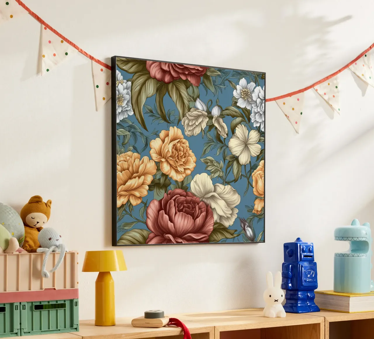 Fiore vittoriano alluminio dibond da Botanical Pattern House