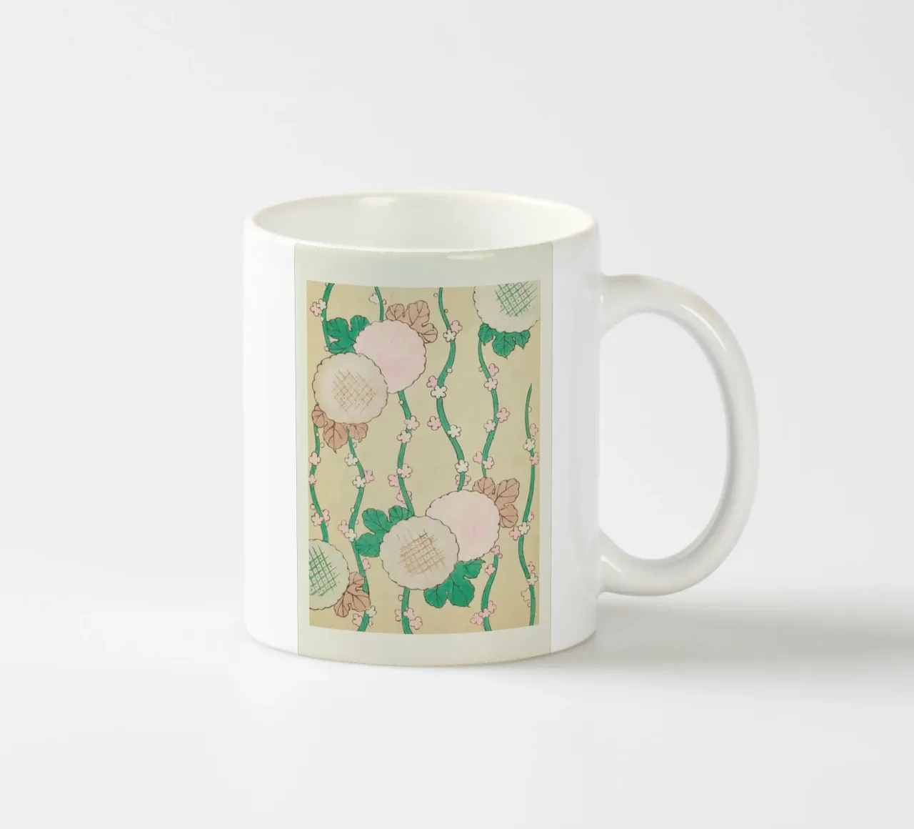 Shin-Bijutsukai - Pastel Florals tazza in ceramica da Vintage by JUNIQE