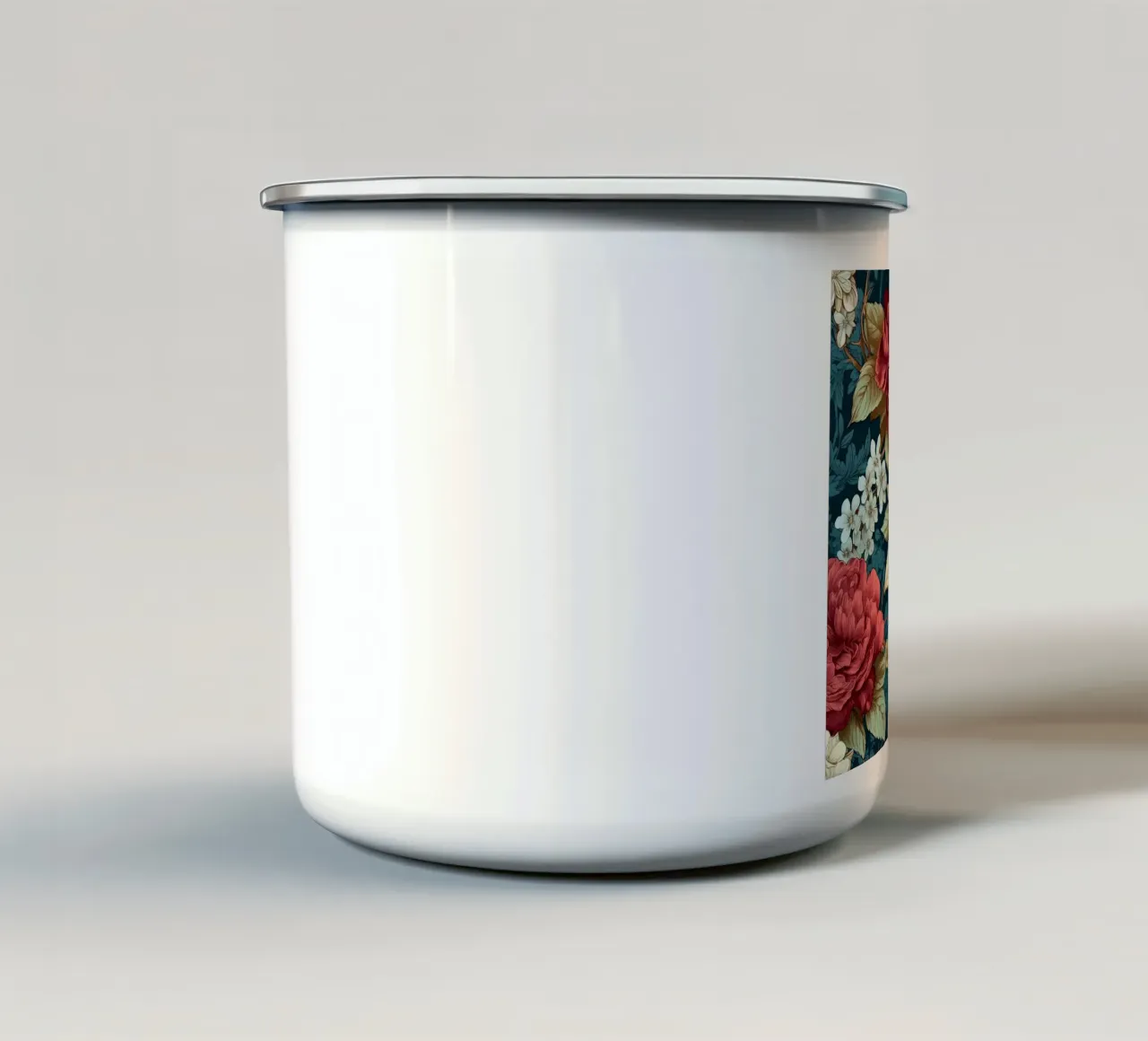 Fiore vittoriano tazza in smalto da Botanical Pattern House
