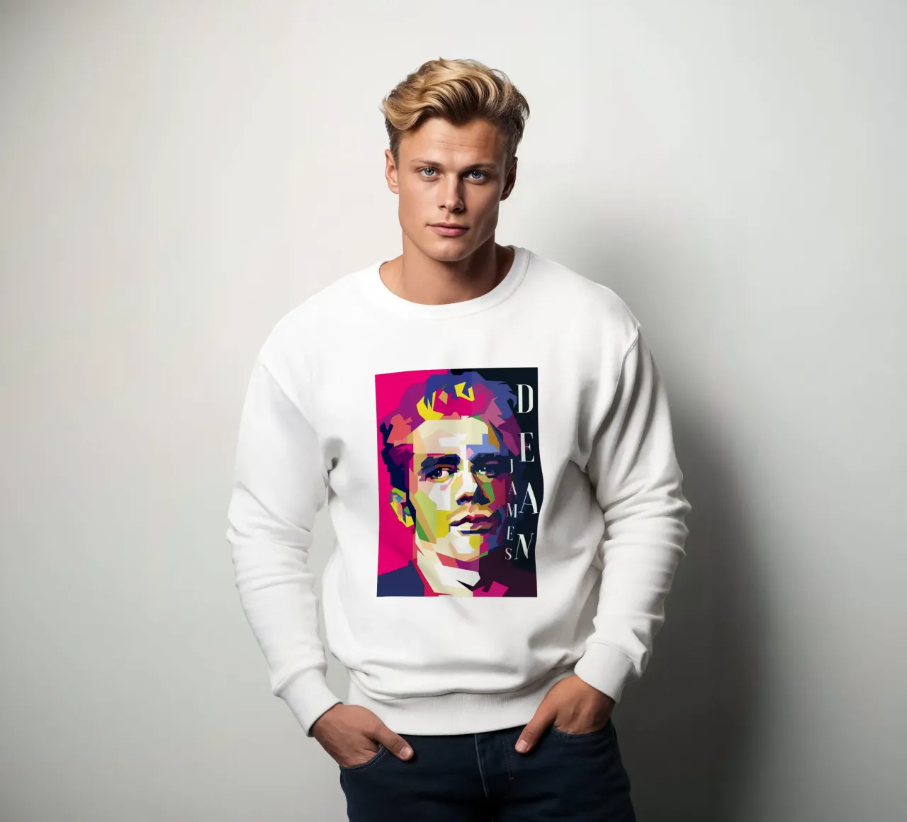 James Dean Film classico WPAP Trending Now felpa da Artkreator