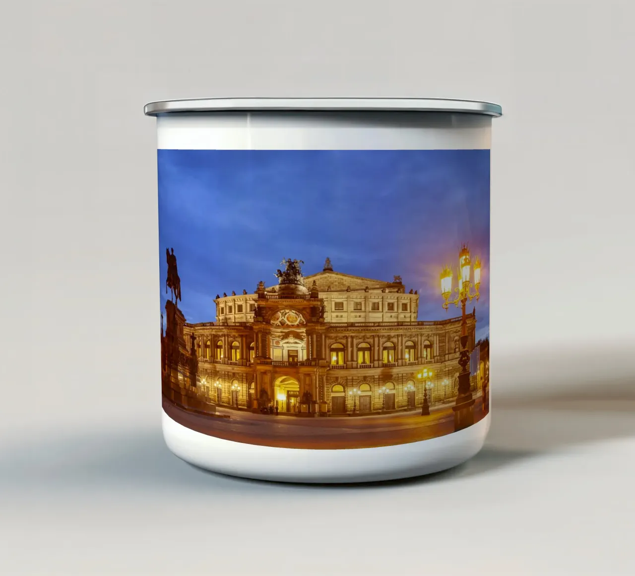 Semperoper Dresden tazza in smalto da Reisefotografie - Bilder aus aller Welt