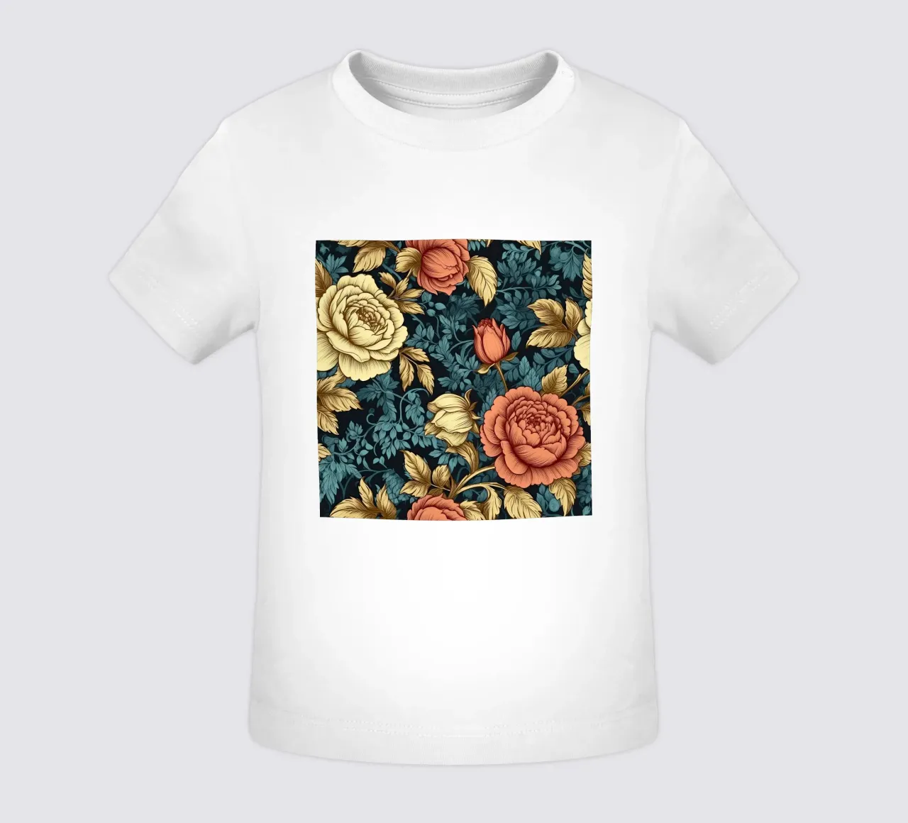 Fiore vittoriano maglietta neonato da Botanical Pattern House