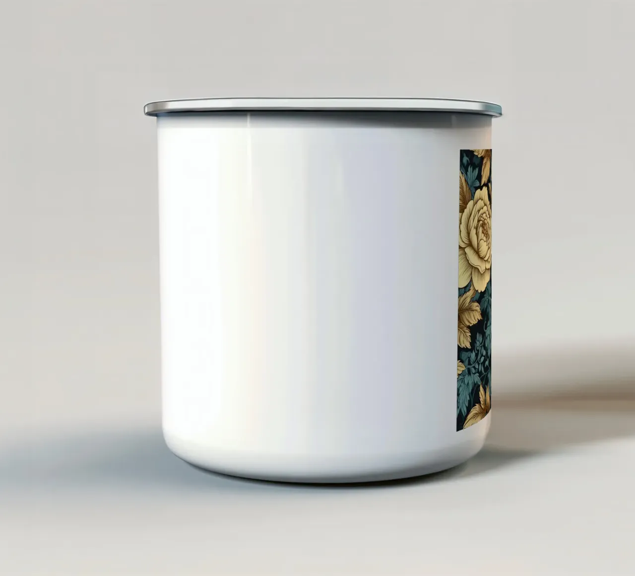 Fiore vittoriano tazza in smalto da Botanical Pattern House