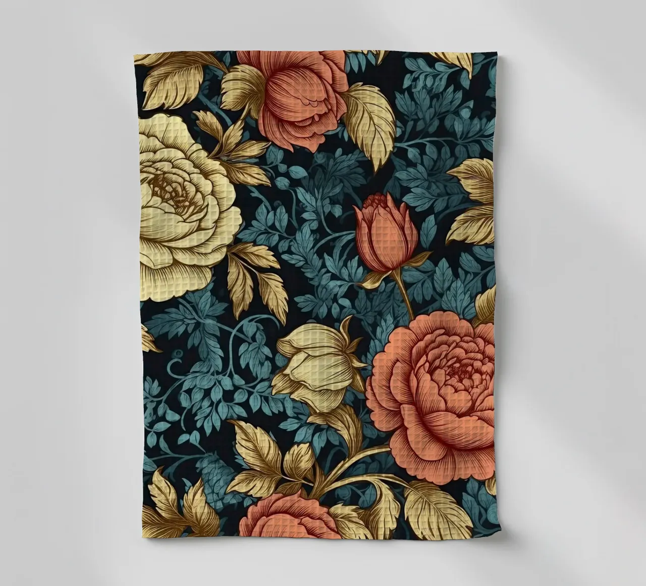 Fiore vittoriano canovaccio da cucina da Botanical Pattern House