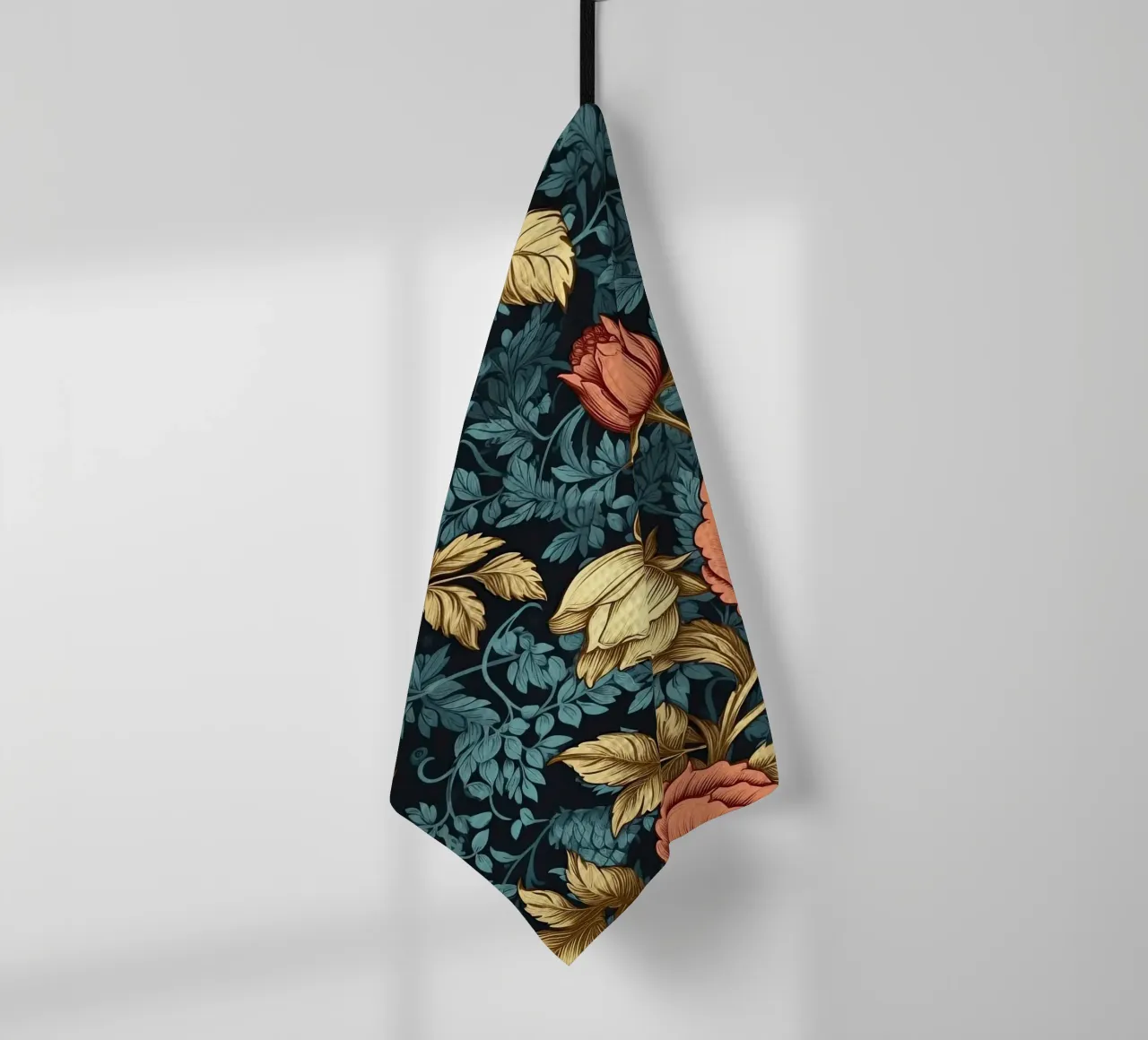 Fiore vittoriano canovaccio da cucina da Botanical Pattern House