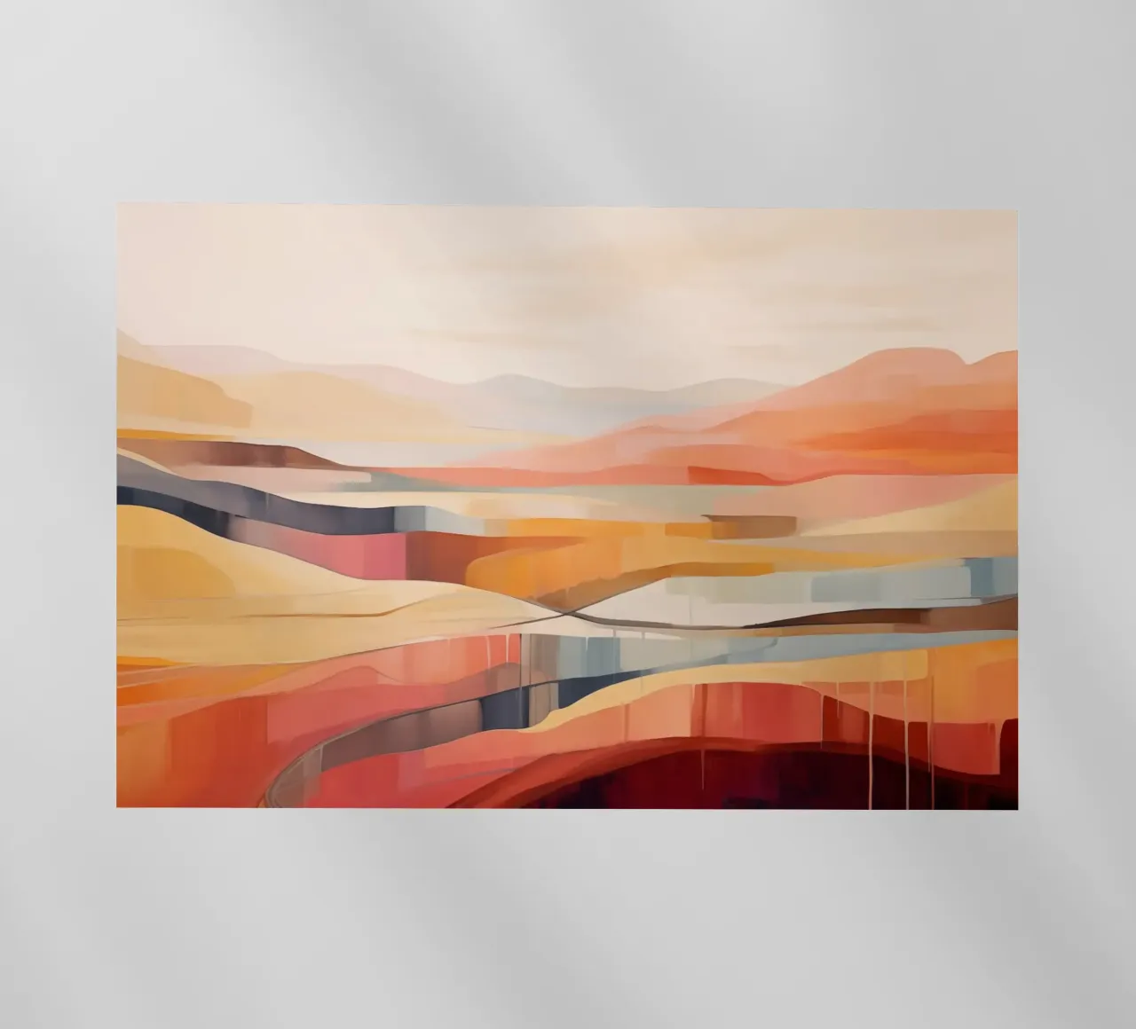 Abstract landscape backlit film by Imagine