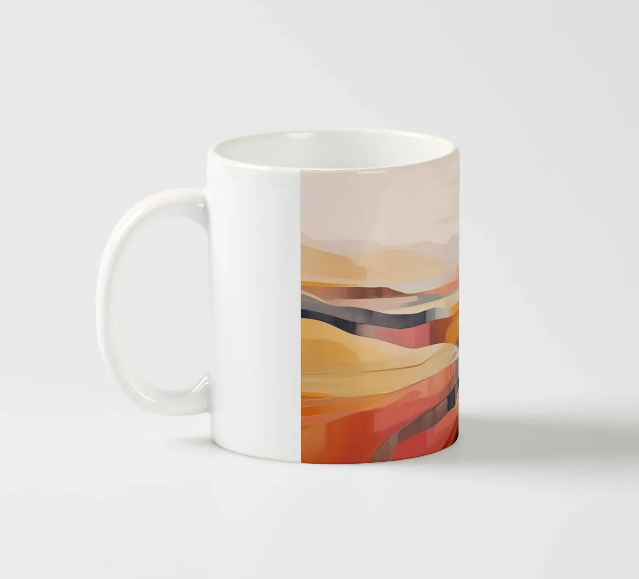 Paesaggio astratto tazza in ceramica da Imagine