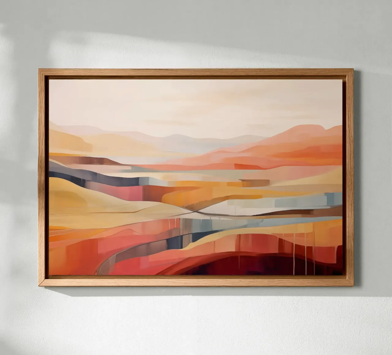 Paysage abstrait alu dibond de Imagine