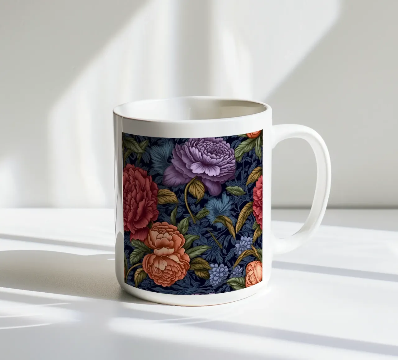 Fiore vittoriano tazza in ceramica da Botanical Pattern House