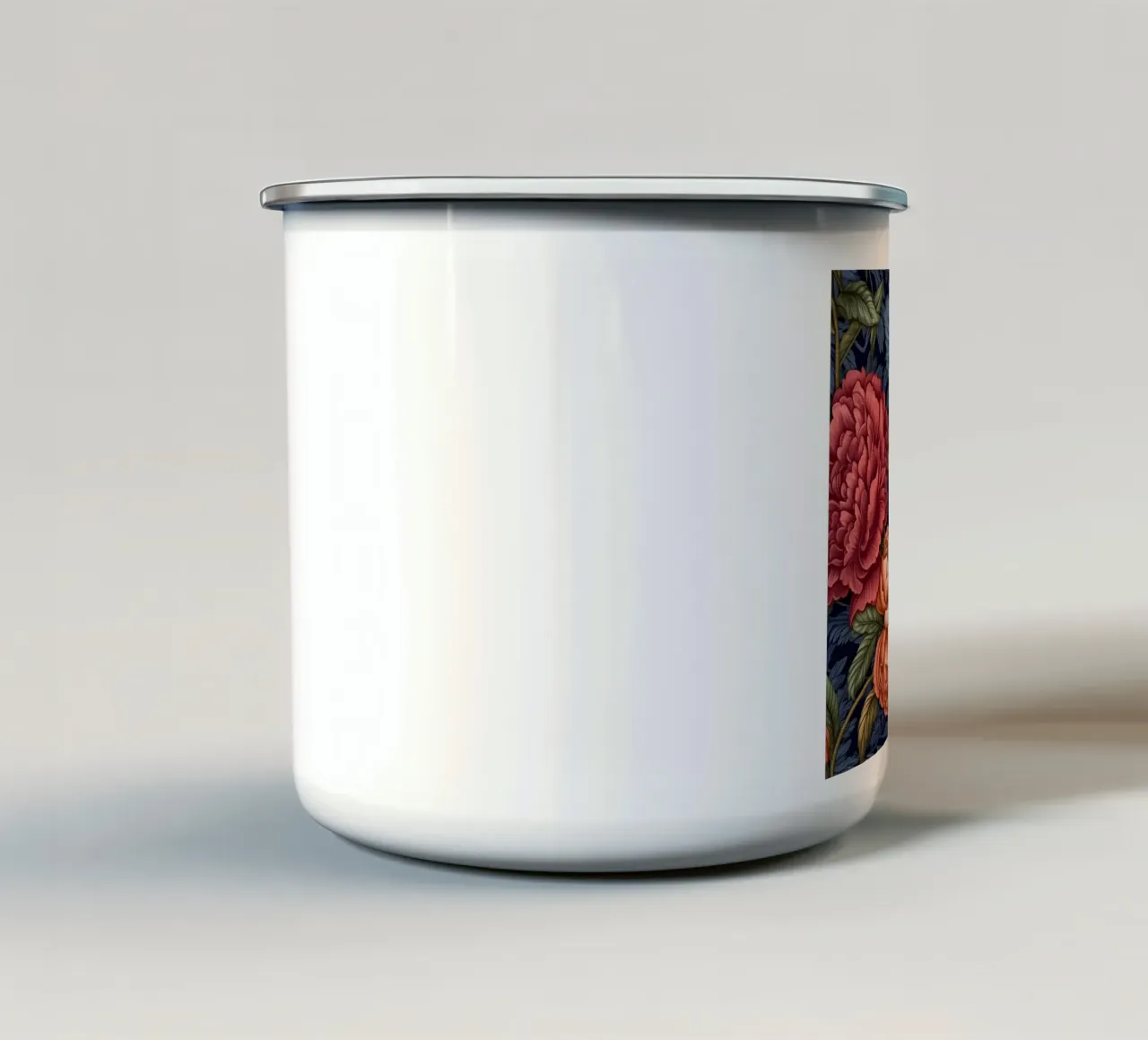 Fiore vittoriano tazza in smalto da Botanical Pattern House