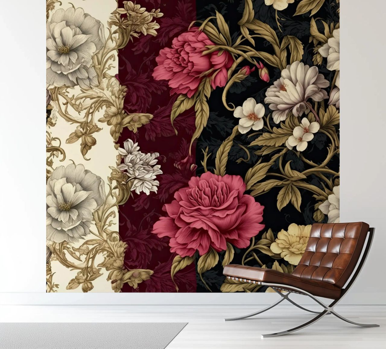 Floración victoriana papel para pared de Botanical Pattern House