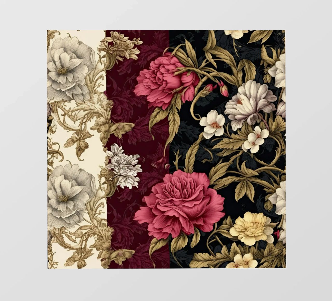 Floración victoriana papel para pared de Botanical Pattern House