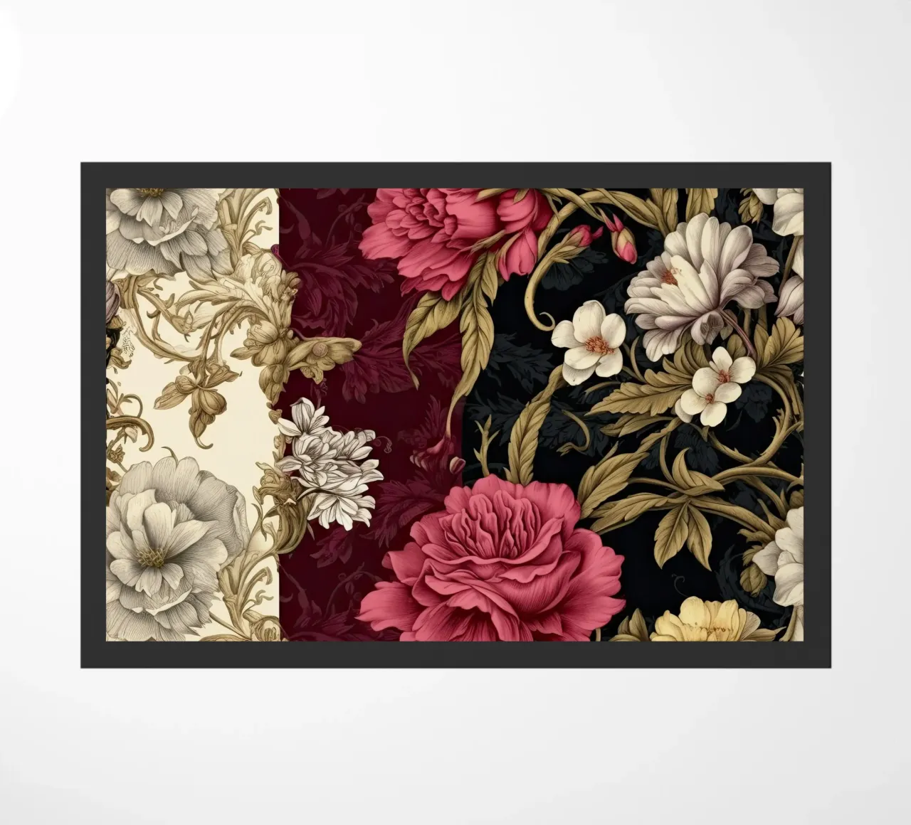 Fiore vittoriano zerbino da Botanical Pattern House