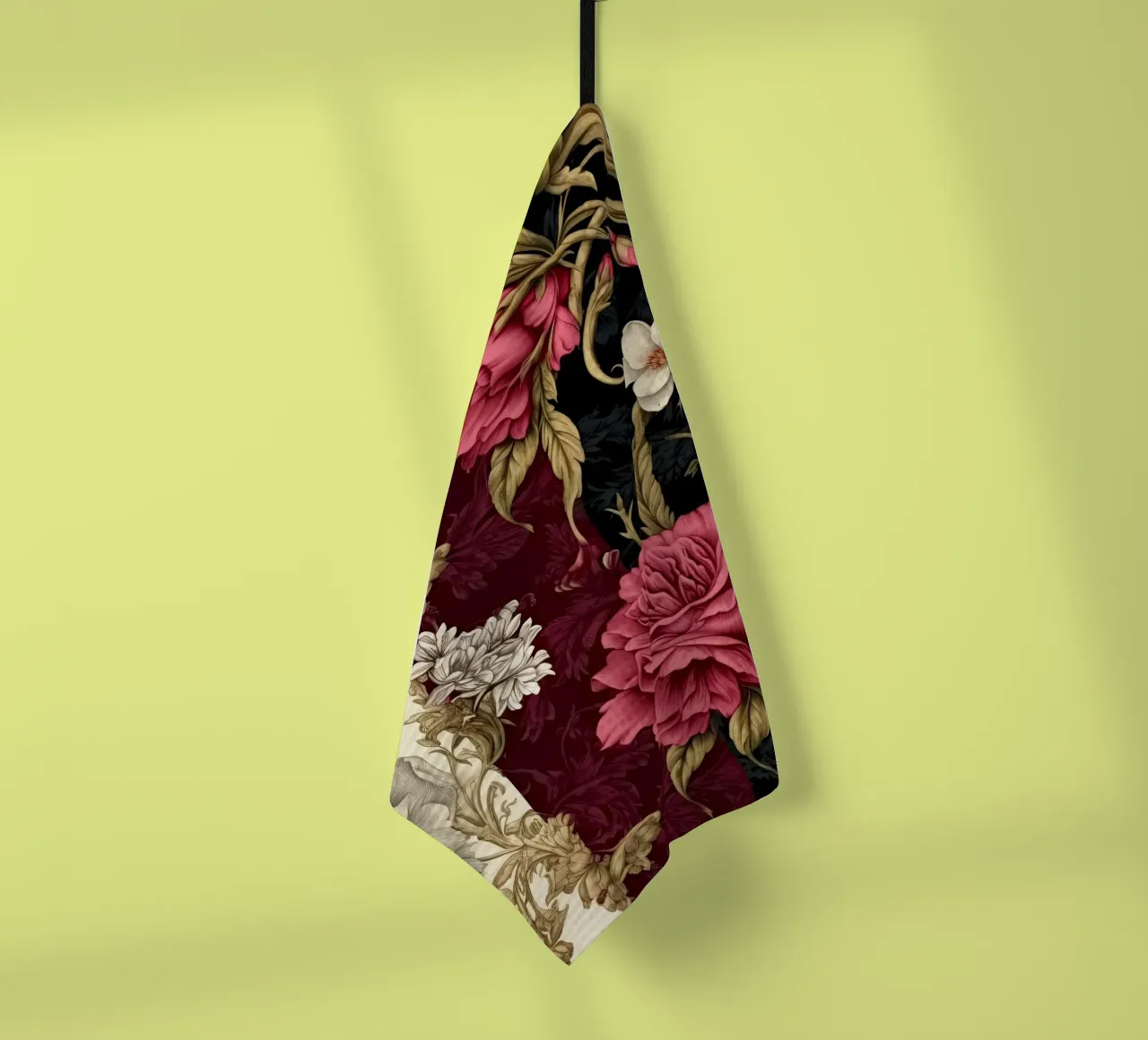 Fiore vittoriano canovaccio da cucina da Botanical Pattern House