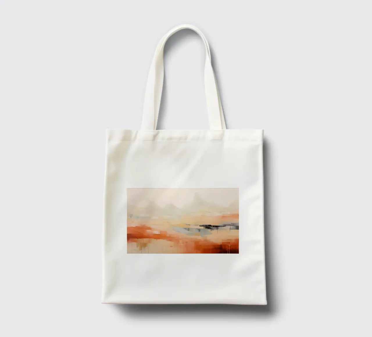 Paesaggio astratto borsa in juta da Imagine