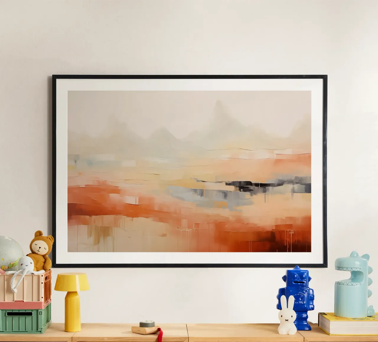 Paisaje abstracto poster de Imagine