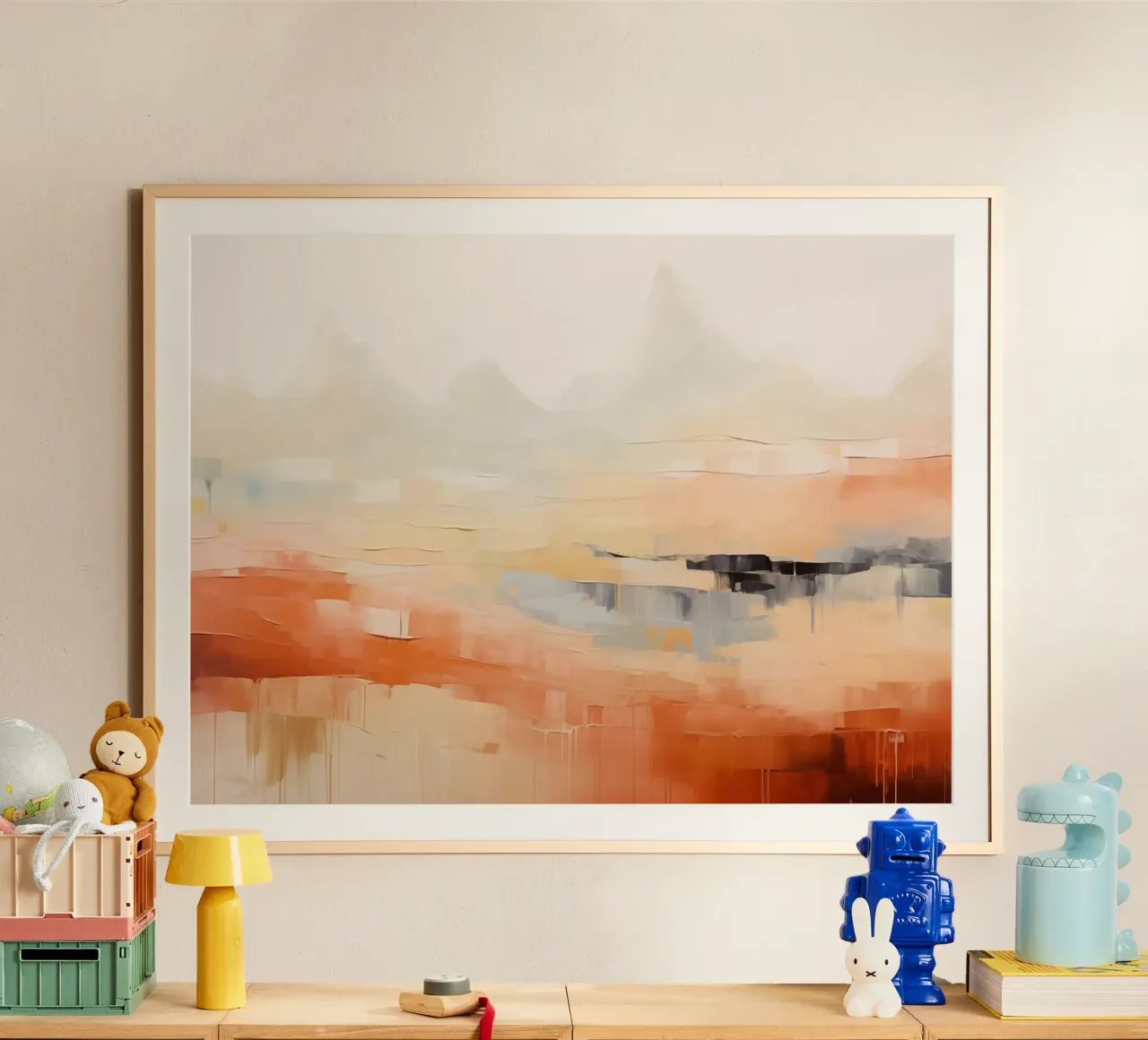 Paisaje abstracto poster de Imagine