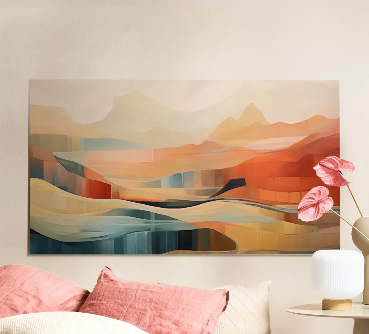 Paisaje abstracto poster de Imagine