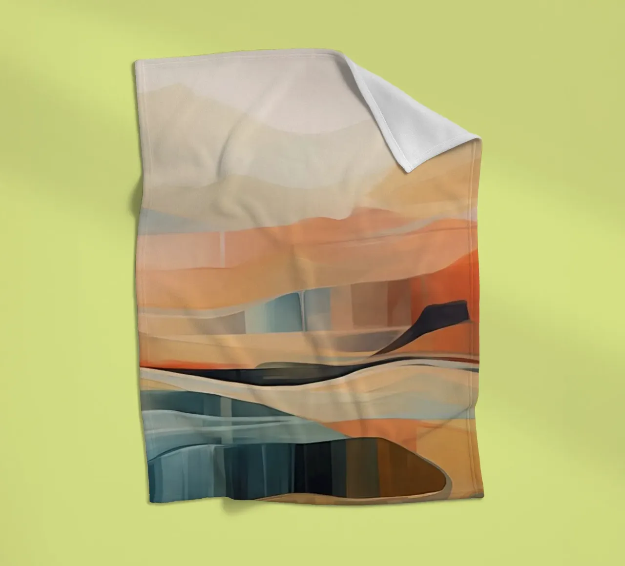 Paesaggio astratto coperta in pile da Imagine