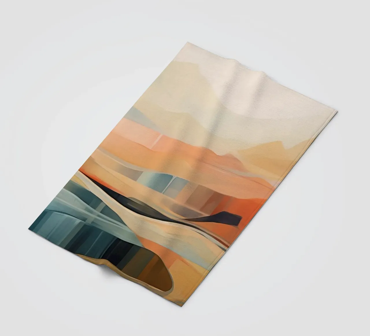 Paesaggio astratto coperta in pile da Imagine